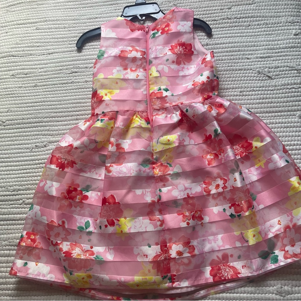 4T NWT Formal Dress Floral Tulle Elegance - Picture 7 of 7